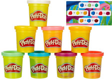 Play-Doh Rainbow Pack 8x56g Knetset Kinder Kreativ Bastelset ab 2 Jahren
