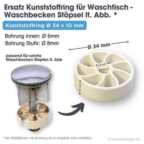 Ersatz kunststoffring 34mm - kunststoffring, Ø