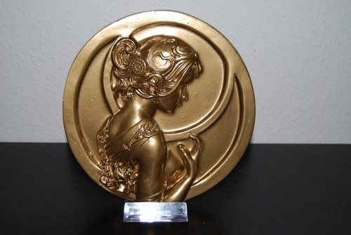 Jugendstilstuckrelief,Plakette