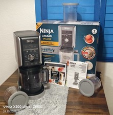 Ninja Creami Deluxe Eismaschine Slushy Schwarz/Silber in OVP (Nur 1x Benutzt)