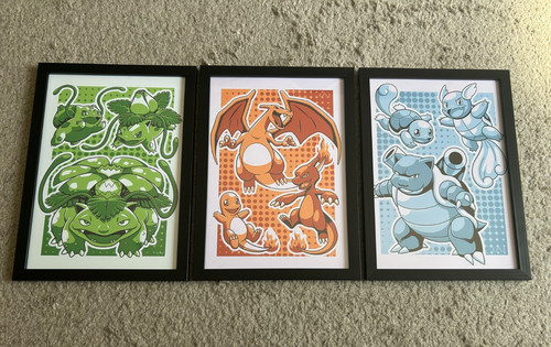 Pokémon starter gen - gen, +