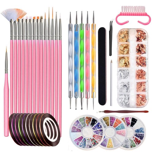 Nail art pinsel set - pinsel, set,