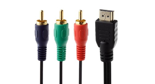 Hdmi 3fach cinch rgb - ->,