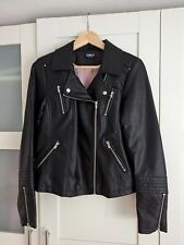 Only Kunstlederjacke Gr. 38 S/M Schwarz Neu