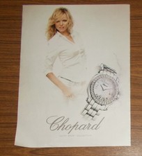 Seltene Werbung vintage CHOPARD HAPPY SPORT COLLECTION Uhr 2008