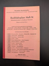 Buch Buchfahrplan Heft N