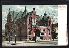 South Bend, IN, Public Library, Ansichtskarte 
