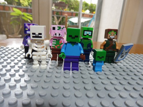 Lego minicraft 7 figuren - ,