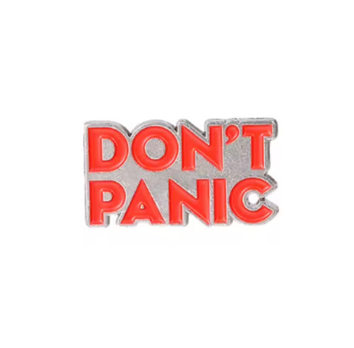 Don panic anstecker - "don't,