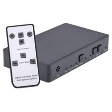 Dynavox Mini-DAC UM1 Digital Analog Wandler Toslink Coax D/A Converter 192/24