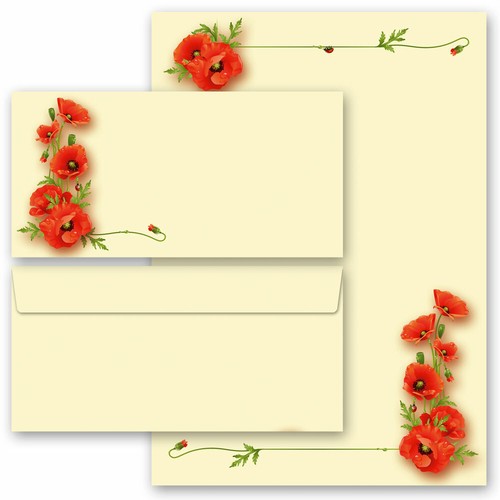 Motiv-Briefpapier-Sets