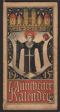 MÜNCHENER KALENDER 1915 WAPPEN OTTO HUPP