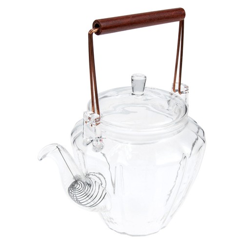 Reusable glass teapot multi - reusable,