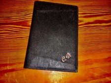 ANTIKE HERREN BRIEFTASCHE MIT VERSCHIEDENEN FÄCHERN FEINES LEDER CA. 17X11 CM