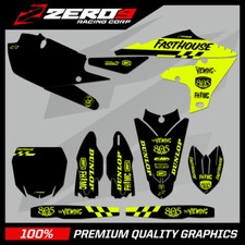YAMAHA MOTOCROSS GRAFIKSATZ MX ABZIEHBILDER: YZ YZF 85 125 250 450 SCHNELL-H BLK/YEL-F