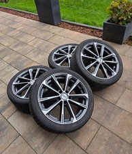 Alufelgen Audi A5, S5, A4, S4 AEZ Aruba 18 Zoll mit HANKOOK Winterreifen