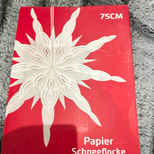 Papier schneeflocke deko weiß - deko,