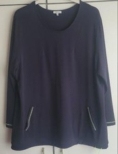 Kj Brand Langarmshirt - Longsleeve - langärmliges Oberteil - blau - 46 . NEU