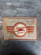 Blechschild Metallschild