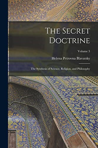 The secret doctrine - secret, doctrine: