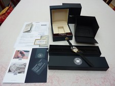 LONGINES Charleston Mondphasen Quarz Lederarm. Box Papiere erstklassiger Zustand