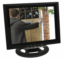 12" (30,48cm) CCTV LCD Monitor Video Überwachungsmonitor HDMI VGA 2x AV Audio