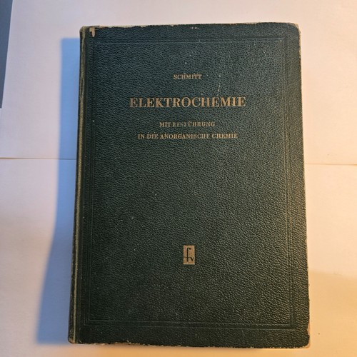 Schmitt elektrochemie mit - schmitt,