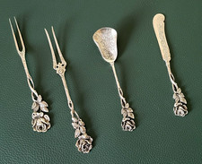 4 Hildesheimer Rose Vorlegebesteck Buttermesser Zuckerschaufel Gabeln 835 CB AB