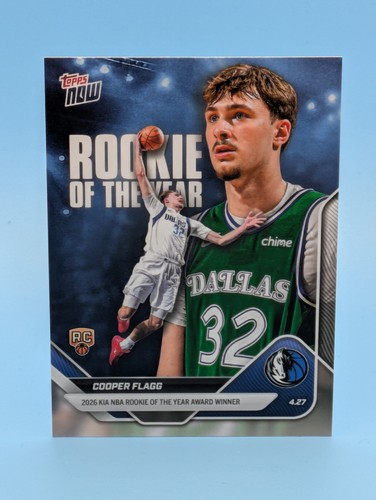 Topps now rookie the year - rookie,