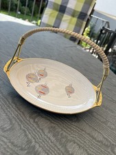 Antike 50er Bavaria  Wunsiedel Henkelschale mit Muster. Zustand hervorragend!