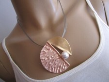 Damen Collier Hals Kette kurz