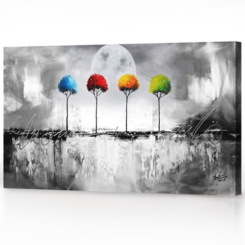 Leinwand bild bäume - bild,
