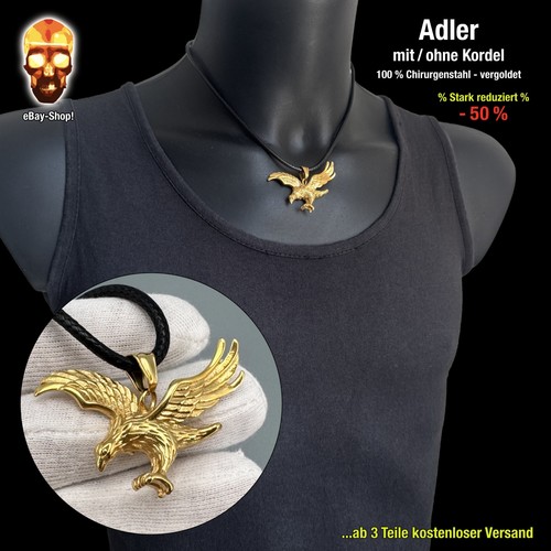 Adler anhänger edelstahl - adler,