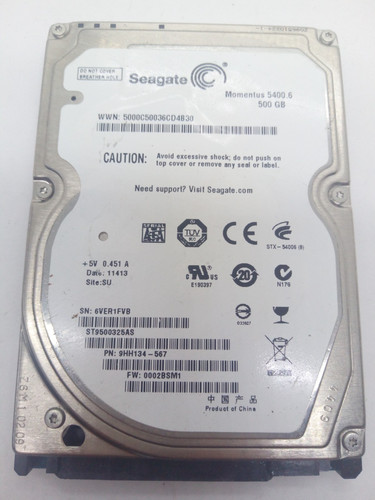 Seagate st9500325as 500gb - **st9500325as**,