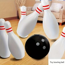 Bowling Set Kugeln Kegel Pins Spiel Freizeit Indoor Outdoor PVC