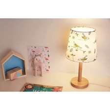 Paulmann Pauleen LED Tischleuchte Cute Bird Weiß Stoff/Holz 4W E27 warm Schalter