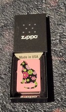 Zippo  - "Funky Cat" Pink