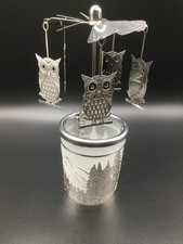 Glas Karussell Windlicht