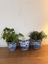 3xVintage Porzellan Cachepot
