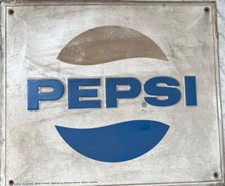 Original  Blechschild Pepsi Cola