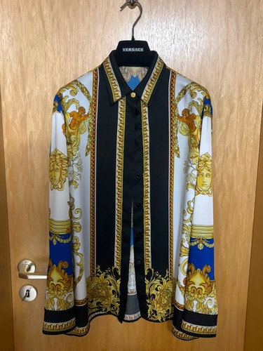 Versace hemd gold - versace, blau