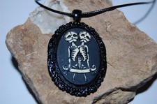 Kette Skrull-Paar Gothic