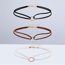  3 Stück Gothic Circle Choker