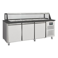 Gastro Saladette m Glasaufsatz