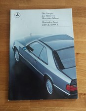 Mercedes W124 Coupes 230 CE - 300 CE - PROSPEKT (1/1987) 