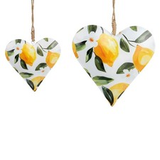 2er Set Dekohänger Herz mit