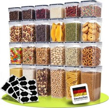 24er Set Vorratsdosen mit