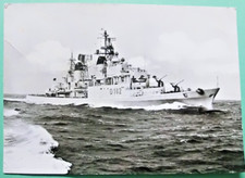 AK- Unsere Flotte "Zerstörer Schleswig Holstein" -20 Pf. Briefmarke Rundstempel