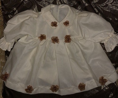 Puppenmode kleid beige - puppenmode,