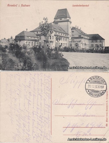 Ansichtskarte arnsdorf - ansichtskarte,